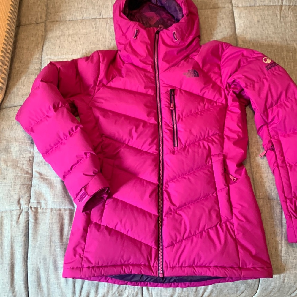 North Face Summit Series Down Parka Rated Water Resistant WindStopper Technology